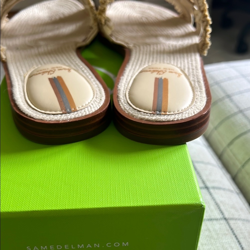 Sam Edelman Raffia Sandals - Picture 3 of 5